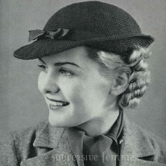 Brandt Paris/New York Ladies Swagger Brimmed Luxury Hat (Vintage) main image 11